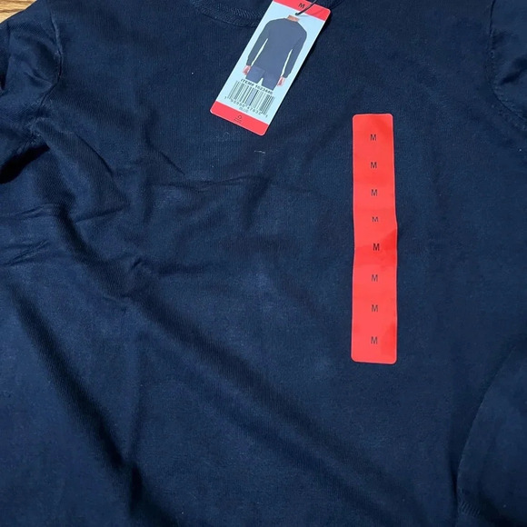 NEW Buffalo David Bitton Crewneck Sweater Medium - Navy Blue - Picture 5 of 5